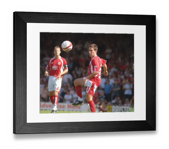 Framed Print : Lee Johnson Faces Off Against QPR: A Football Rivalry Unfolds (Bristol City vs. QPR)