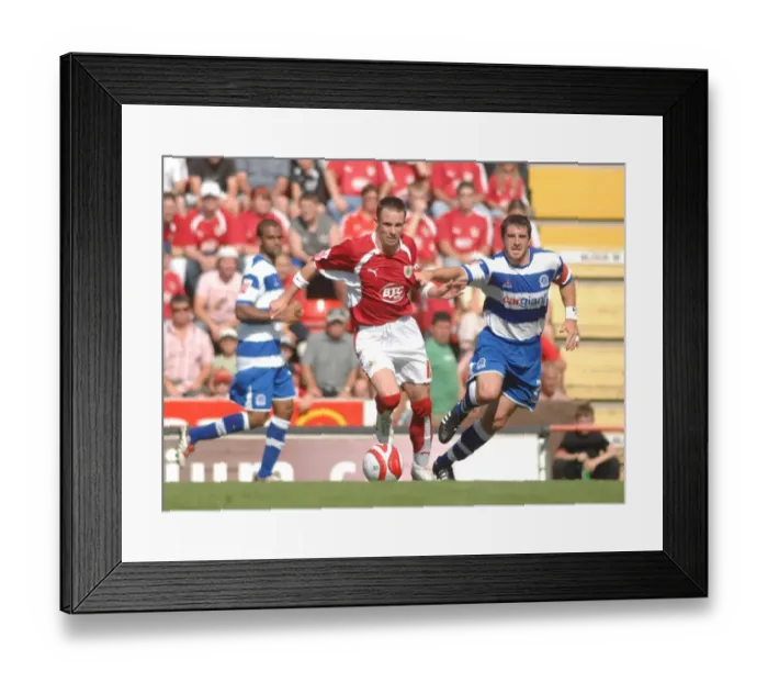 Framed Print : Bristol City vs QPR: Michael McIndoe in Action
