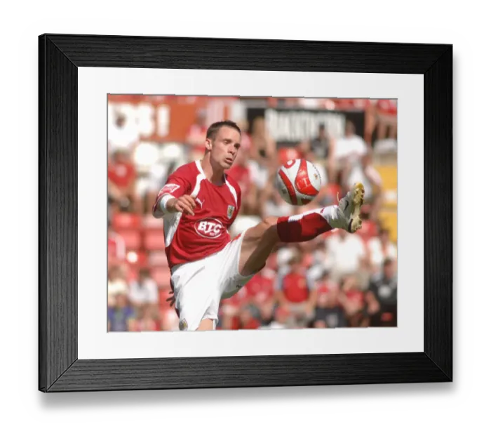 Framed Print : Bristol City vs. QPR: McIndoe in Action Framed Print : Bristol City vs. QPR: McIndoe in Action