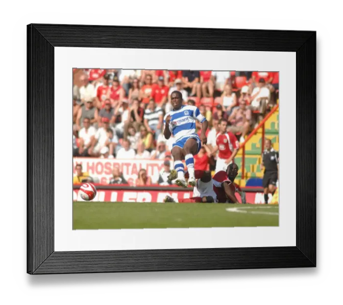 Framed Print : Showunmi in Action: Bristol City vs QPR Framed Print : Showunmi in Action: Bristol City vs QPR