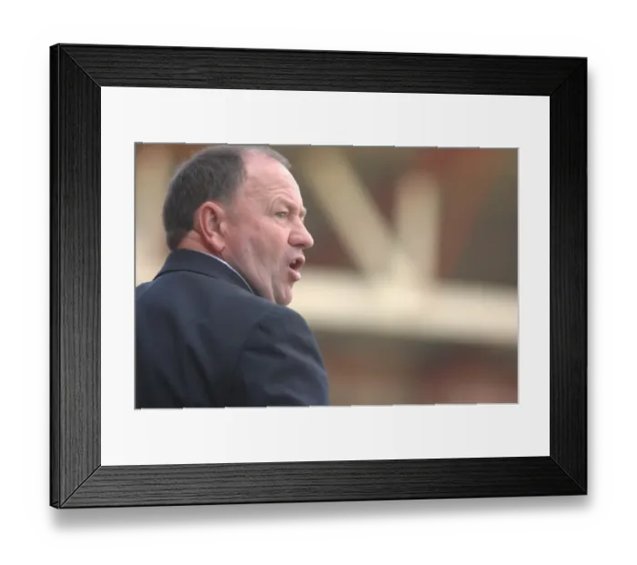 Framed Print : Bristol City vs. QPR: Gary Johnson's Intense Football Rivalry