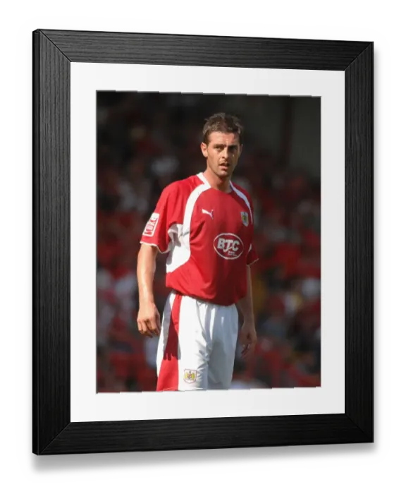 Framed Print : Jamie McAllister Faces Off Against QPR: A Tense Moment at Bristol City Framed Print : Jamie McAllister Faces Off Against QPR: A Tense Moment at Bristol City