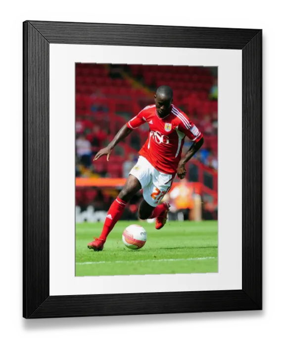 Framed Print : Adomah's Thriller: Bristol City vs. West Brom, Championship Clash at Ashton Gate, 2011 Framed Print : Adomah's Thriller: Bristol City vs. West Brom, Championship Clash at Ashton Gate, 2011