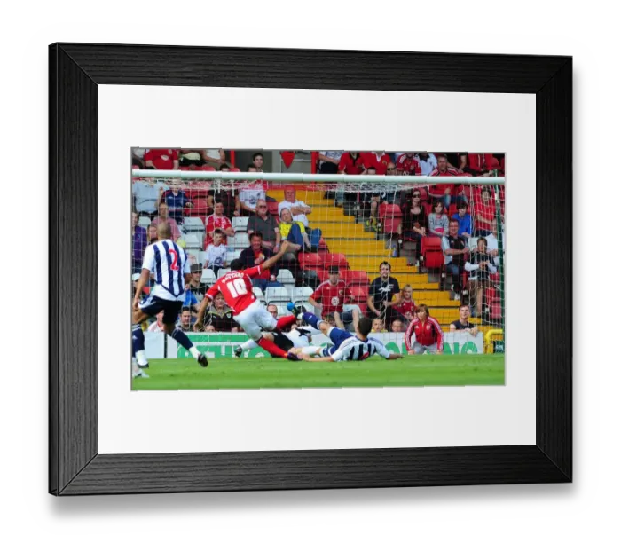 Framed Print : Nicky Maynard's Thwarted Effort: Bristol City vs. West Brom, 30 / 07 / 2011 Framed Print : Nicky Maynard's Thwarted Effort: Bristol City vs. West Brom, 30 / 07 / 2011