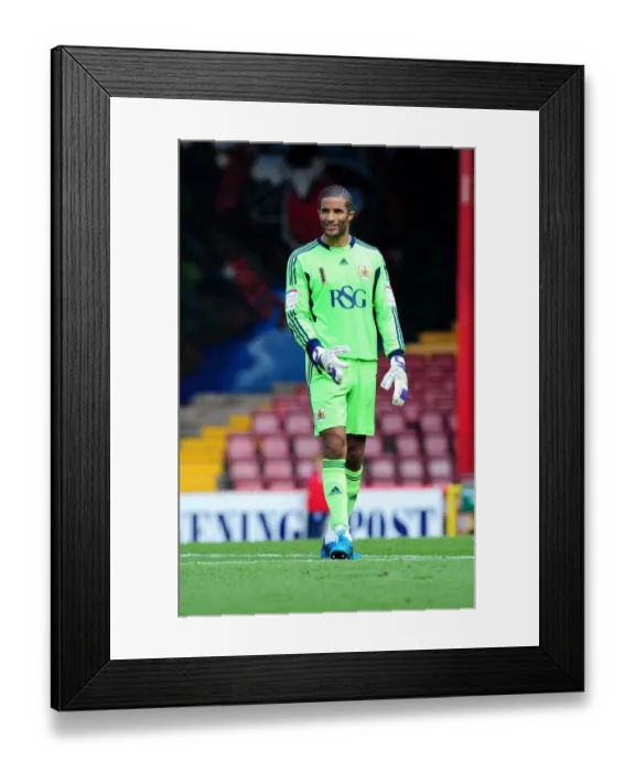 Framed Print : Championship Showdown: David James in Action - Bristol City vs. West Brom, 2011 Framed Print : Championship Showdown: David James in Action - Bristol City vs. West Brom, 2011
