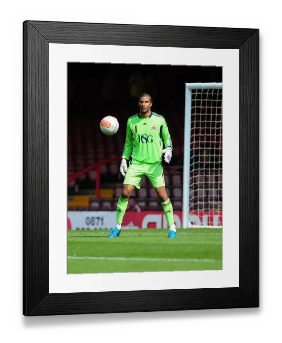 Framed Print : Championship Showdown: David James in Action - Bristol City vs. West Brom, July 30, 2011 Framed Print : Championship Showdown: David James in Action - Bristol City vs. West Brom, July 30, 2011