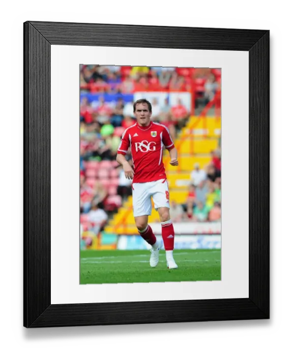 Framed Print : Neil Kilkenny of Bristol City Faces Off Against West Brom in Championship Clash at Ashton Gate, 2011 Framed Print : Neil Kilkenny of Bristol City Faces Off Against West Brom in Championship Clash at Ashton Gate, 2011