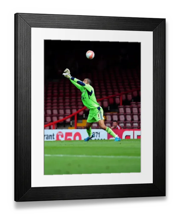 Framed Print : Bristol City's David James: Last-Minute Goalline Save vs. West Brom, 2011 Championship Match Framed Print : Bristol City's David James: Last-Minute Goalline Save vs. West Brom, 2011 Championship Match