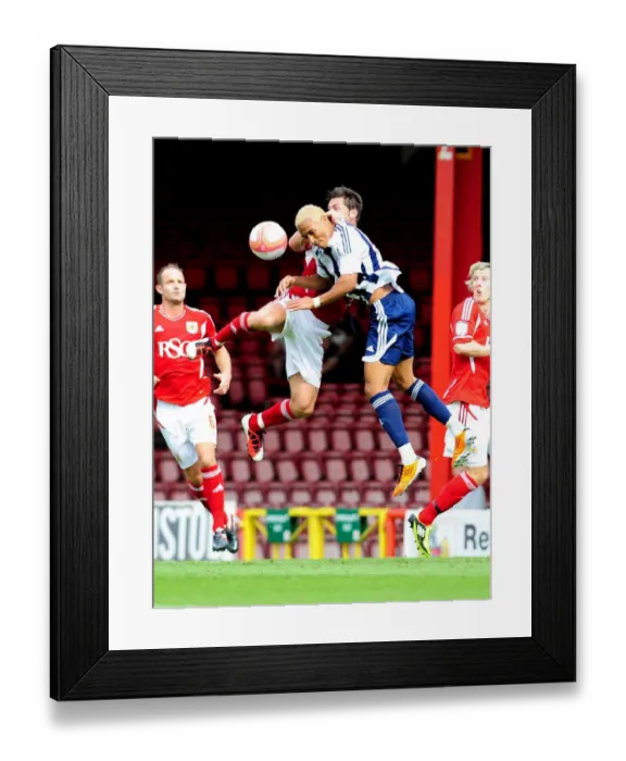 Framed Print : Bristol City vs. West Brom: Jamie McAllister vs. Peter Odemwingie - Championship Clash at Ashton Gate, 2011 Framed Print : Bristol City vs. West Brom: Jamie McAllister vs. Peter Odemwingie - Championship Clash at Ashton Gate, 2011