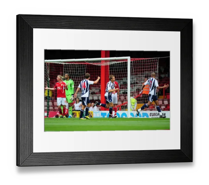Framed Print : Craig Dawson Scores the Only Goal: Bristol City vs. West Brom, Championship 2011 Framed Print : Craig Dawson Scores the Only Goal: Bristol City vs. West Brom, Championship 2011