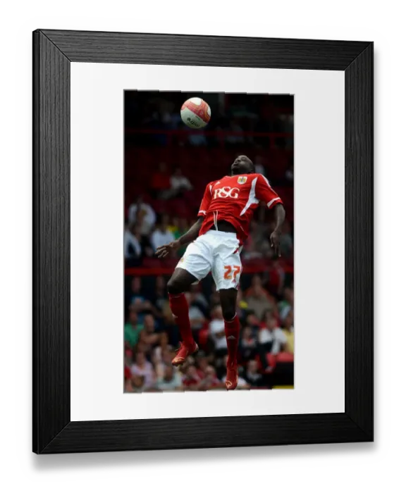 Framed Print : Adomah's Thriller: Championship Showdown - Bristol City vs. West Brom at Ashton Gate, 2011 Framed Print : Adomah's Thriller: Championship Showdown - Bristol City vs. West Brom at Ashton Gate, 2011