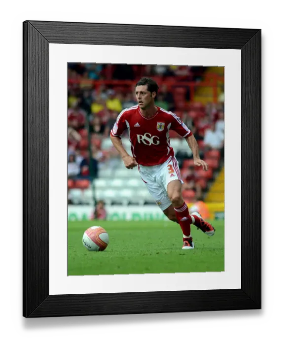 Framed Print : Bristol City vs West Brom: Jamie McAllister Focuses in Championship Clash at Ashton Gate Stadium (30-07-2011) Framed Print : Bristol City vs West Brom: Jamie McAllister Focuses in Championship Clash at Ashton Gate Stadium (30-07-2011)