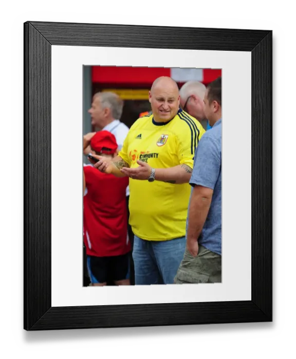 Framed Print : Bristol City vs. West Brom: A Football Showdown - Season 11-12