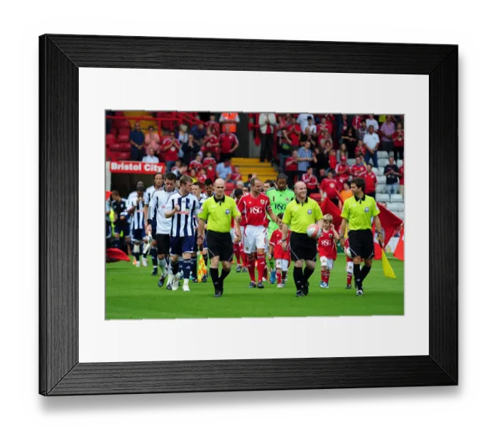 Framed Print : Bristol City vs. West Brom: A Football Showdown - Season 11-12