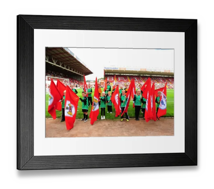 Framed Print : Bristol City vs. West Brom: A Football Showdown - Season 11-12