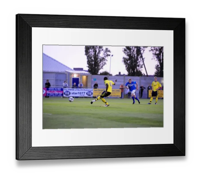 Framed Print : The Intense Football Rivalry: WSM vs. Bristol City - Season 11-12: A Battle on the Field