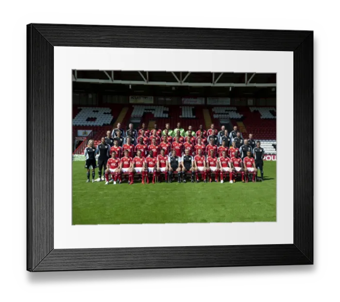 Framed Print : United in Blue: 2011-2012 Bristol City First Team Season Photo