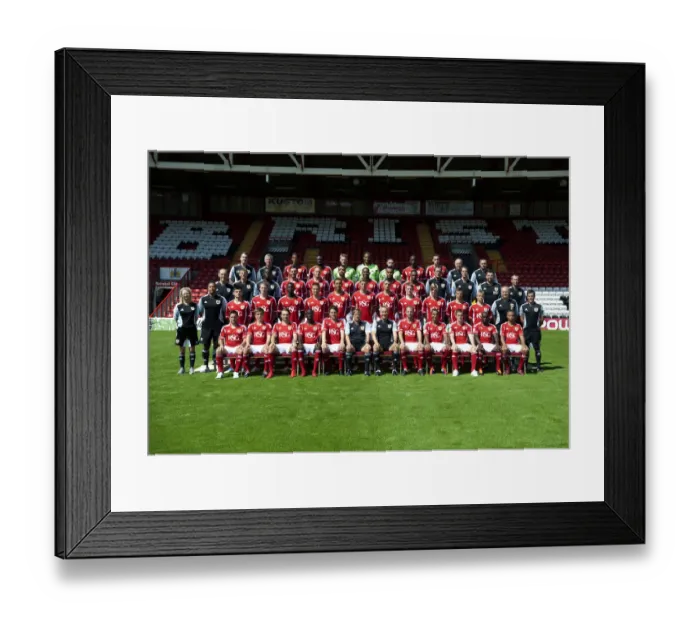 Framed Print : United in Blue: 2011-2012 - Bristol City First Team Season Photo