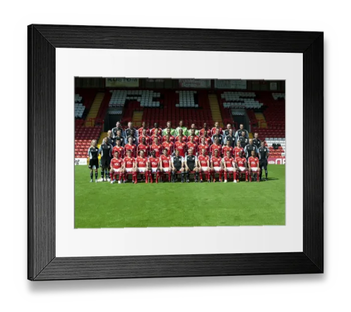 Framed Print : Bristol City First Team: 2011-2012 Season - Team Photo