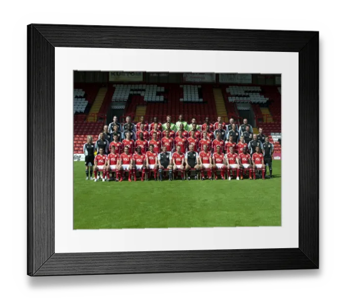 Framed Print : United in Blue: 2011-2012 - Bristol City First Team Season Photo