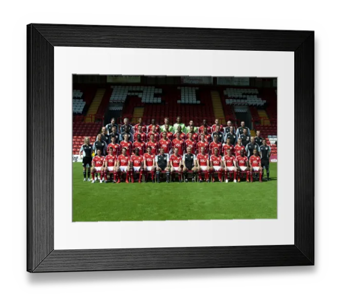 Framed Print : Bristol City First Team: United in Blue (2011-2012)