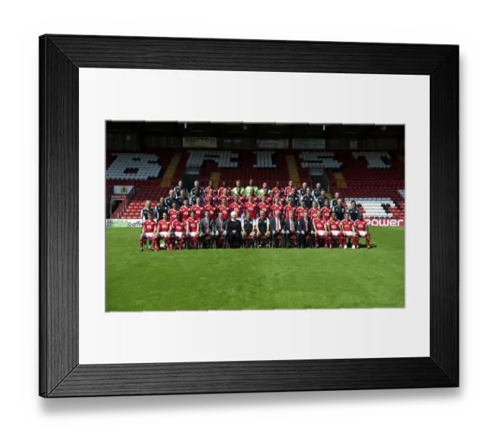 Framed Print : Bristol City First Team: United in Season 11-12