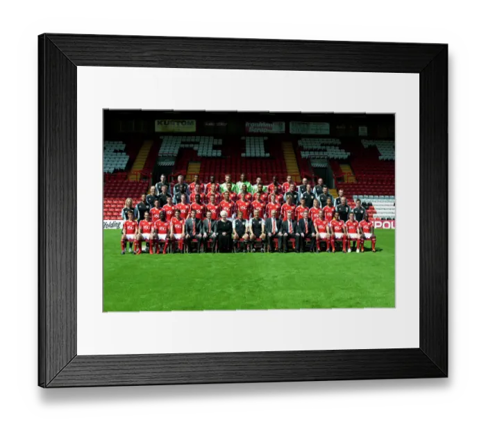 Framed Print : United in Blue: 2011-2012 Bristol City First Team