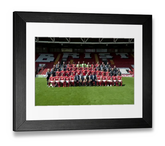 Framed Print : Bristol City First Team: 2011-2012 Unified Season Photo