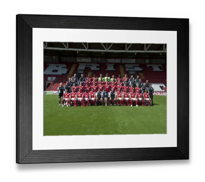 Framed Print : United in Blue: 2011-2012 - Bristol City First Team Season Photo