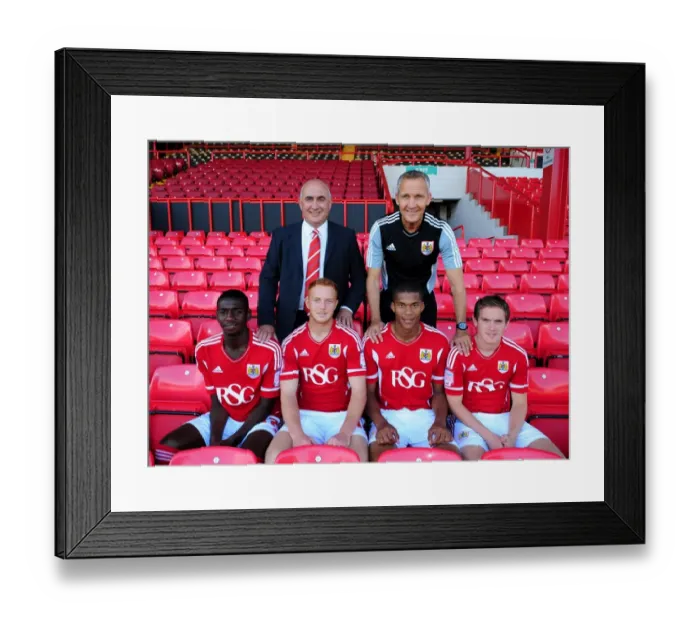 Framed Print : Bristol City First Team: 2011-2012 Season - Unified Team Photo