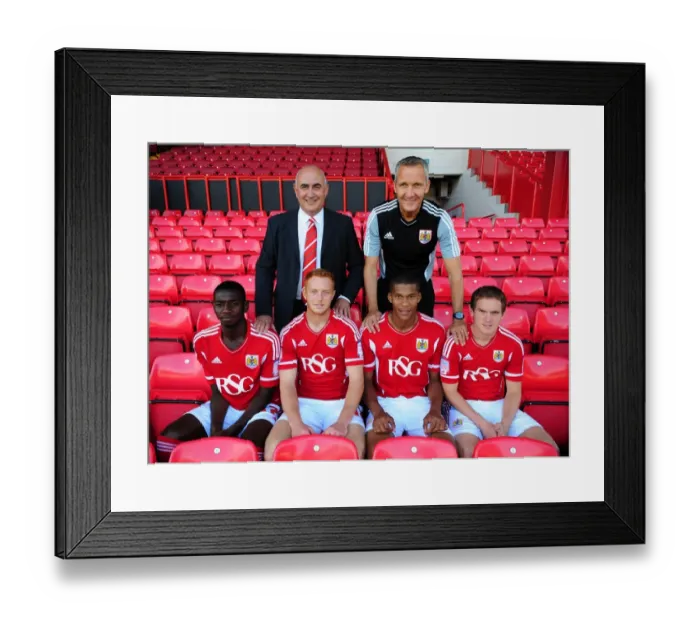 Framed Print : Bristol City First Team: 2011-2012 - Unified Season Eleven-Twelve Team Photo