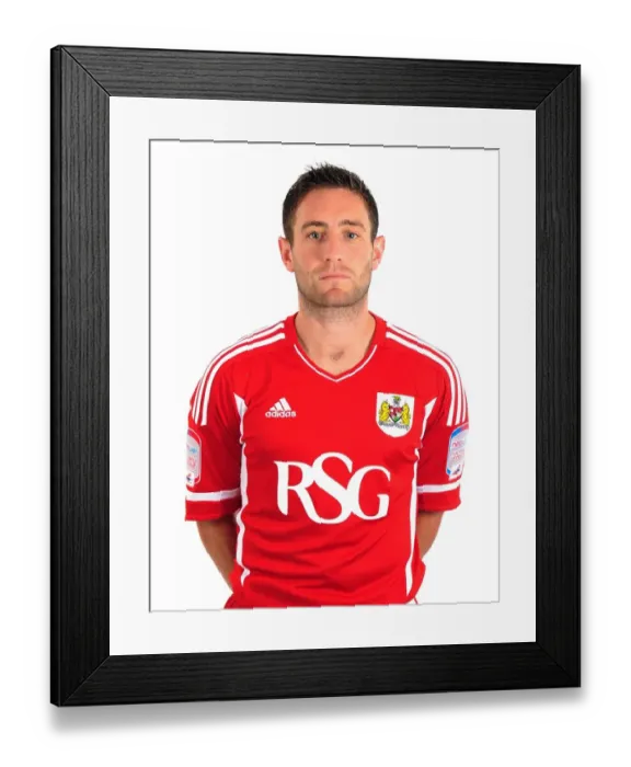 Framed Print : Bristol Citys Lee Johnson