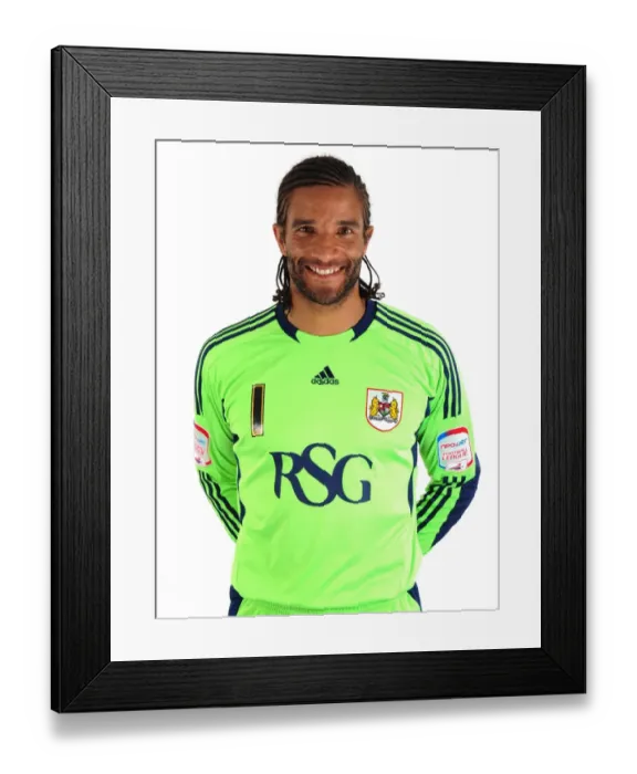 Framed Print : Bristol City Goalkeeper, David James Framed Print : Bristol City Goalkeeper, David James