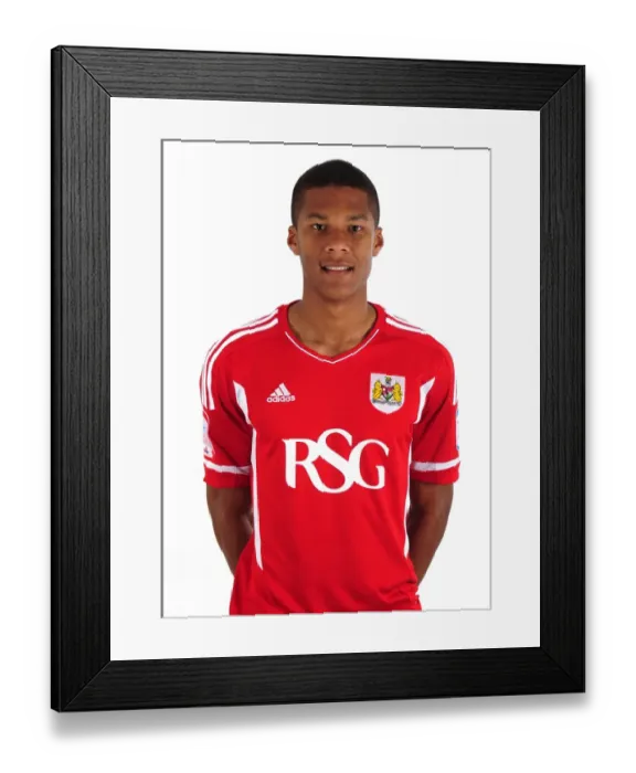Framed Print : Bristol Citys Jordan Spence Framed Print : Bristol Citys Jordan Spence