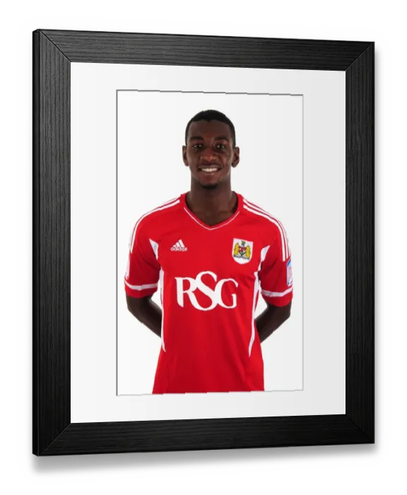 Framed Print : Bristol Citys Yannick Bolasie