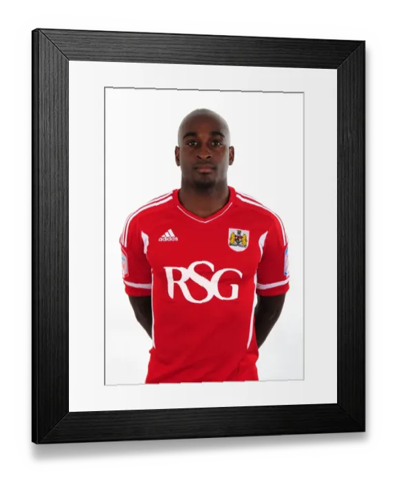 Framed Print : Bristol Citys Jamal Campbell-Ryce