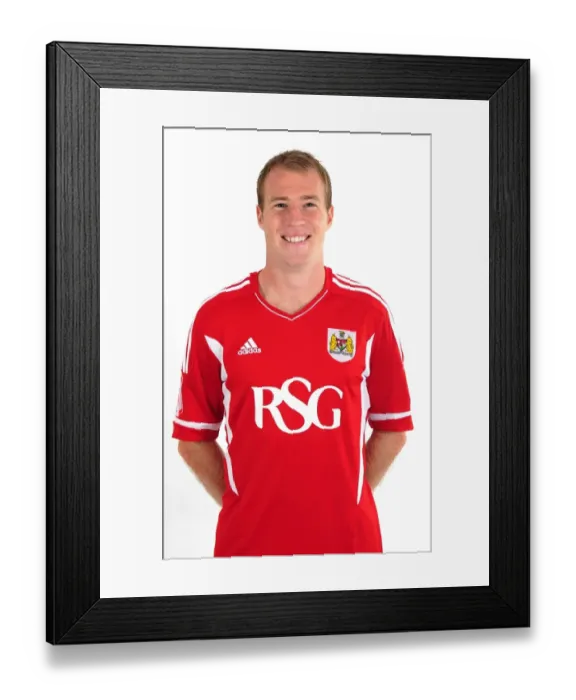 Framed Print : Bristol Citys David Clarkson