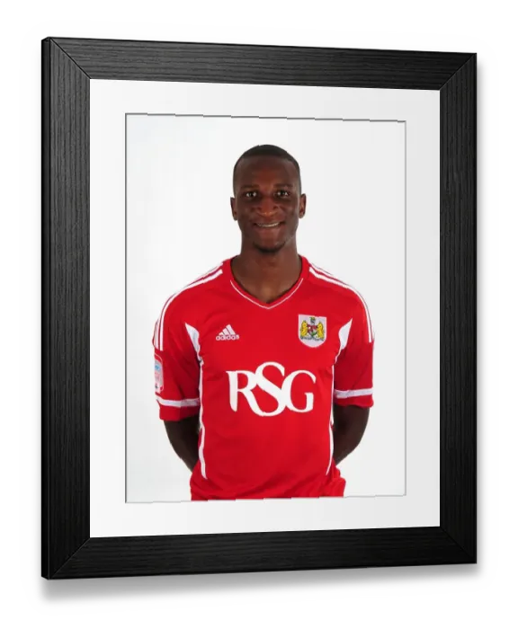 Framed Print : Bristol Citys Kalifa Cisse Framed Print : Bristol Citys Kalifa Cisse
