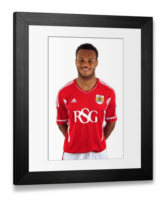 Framed Print : Bristol Citys Aaron Hollaway Framed Print : Bristol Citys Aaron Hollaway