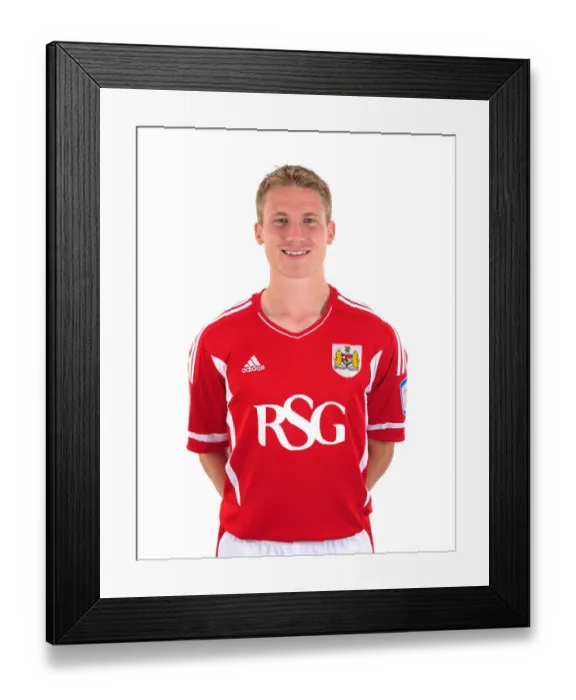 Framed Print : Bristol City FC: Christian Ribeiro's Head Shots, Season 12-13