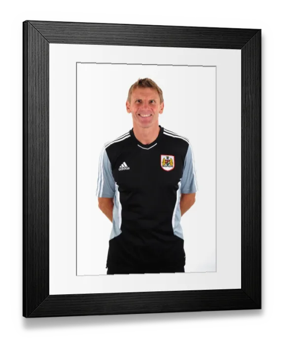Framed Print : Bristol City FC: Keith Milnen - Focused Leadership, Season 11-12