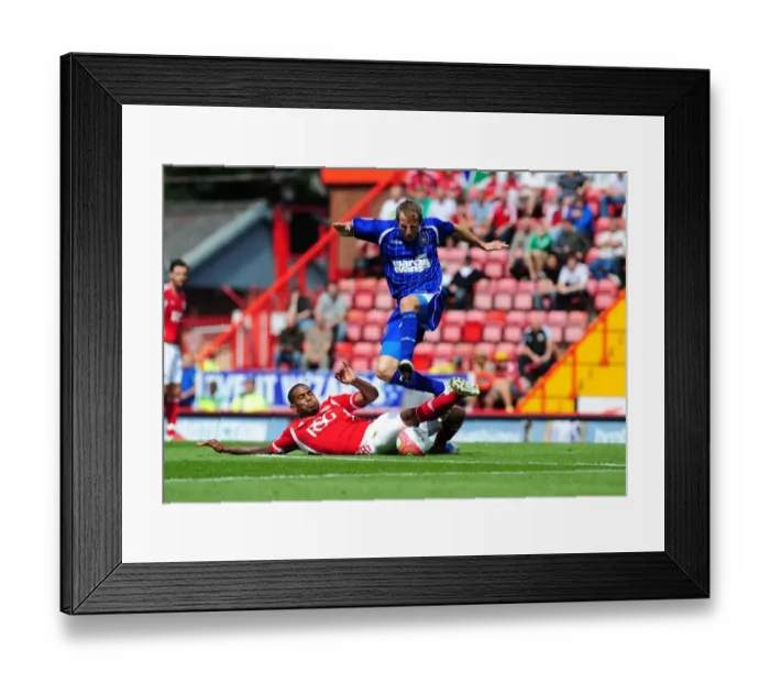 Framed Print : Marvin Elliott Tackles Lee Bowyer: Intense Moment from the Bristol City vs. Ipswich Town Championship Clash at Ashton Gate Stadium (06 / 08 / 2011) Framed Print : Marvin Elliott Tackles Lee Bowyer: Intense Moment from the Bristol City vs. Ipswich Town Championship Clash at Ashton Gate Stadium (06 / 08 / 2011)