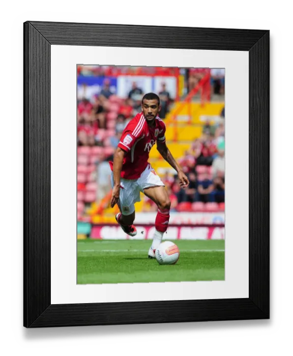 Framed Print : Bristol City vs Ipswich Town: Liam Fontaine in Action at Ashton Gate Stadium (Championship Football Match, 2011) Framed Print : Bristol City vs Ipswich Town: Liam Fontaine in Action at Ashton Gate Stadium (Championship Football Match, 2011)
