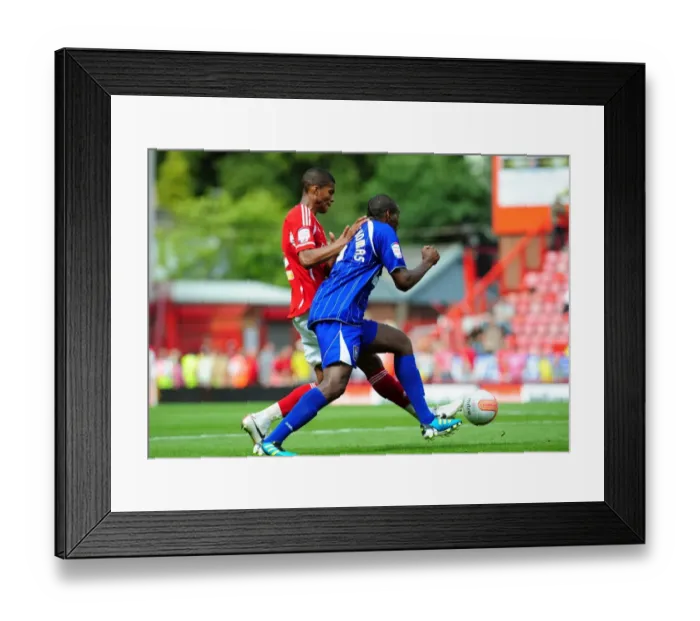 Framed Print : Bristol City vs Ipswich Town: Intense Battle Between Jordan Spence and Jay Emmanuel-Thomas in Championship Match, 2011 Framed Print : Bristol City vs Ipswich Town: Intense Battle Between Jordan Spence and Jay Emmanuel-Thomas in Championship Match, 2011