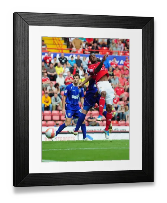 Framed Print : Marvin Elliott's Headed Goal Attempt Sails Over the Bar - Bristol City vs Ipswich Town, Championship 2011 Framed Print : Marvin Elliott's Headed Goal Attempt Sails Over the Bar - Bristol City vs Ipswich Town, Championship 2011