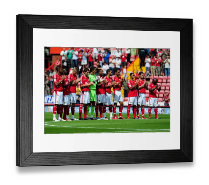 Framed Print : Bristol City vs Ipswich Town: A Moment of Respect (06.08.2011, Championship) Framed Print : Bristol City vs Ipswich Town: A Moment of Respect (06.08.2011, Championship)