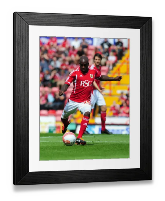 Framed Print : Bristol City's Jamal Campbell-Ryce in Action against Ipswich Town (Championship Match, August 6, 2011 - Ashton Gate Stadium) Framed Print : Bristol City's Jamal Campbell-Ryce in Action against Ipswich Town (Championship Match, August 6, 2011 - Ashton Gate Stadium)
