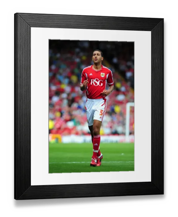 Framed Print : Bristol City vs Ipswich Town: Lewin Nyatanga at Ashton Gate Stadium (Championship Football Match, 2011) Framed Print : Bristol City vs Ipswich Town: Lewin Nyatanga at Ashton Gate Stadium (Championship Football Match, 2011)