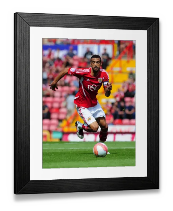 Framed Print : Bristol City's Liam Fontaine at Ashton Gate Stadium: Championship Clash Against Ipswich Town (2011) Framed Print : Bristol City's Liam Fontaine at Ashton Gate Stadium: Championship Clash Against Ipswich Town (2011)
