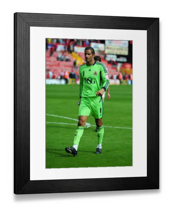 Framed Print : Bristol City's David James Saves the Day: Championship Clash Between Bristol City and Ipswich Town, 06-08-2011